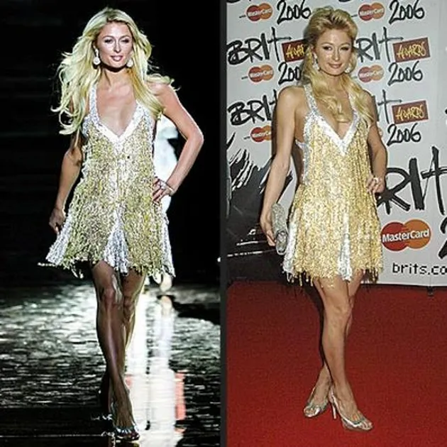 paris hilton fashion show