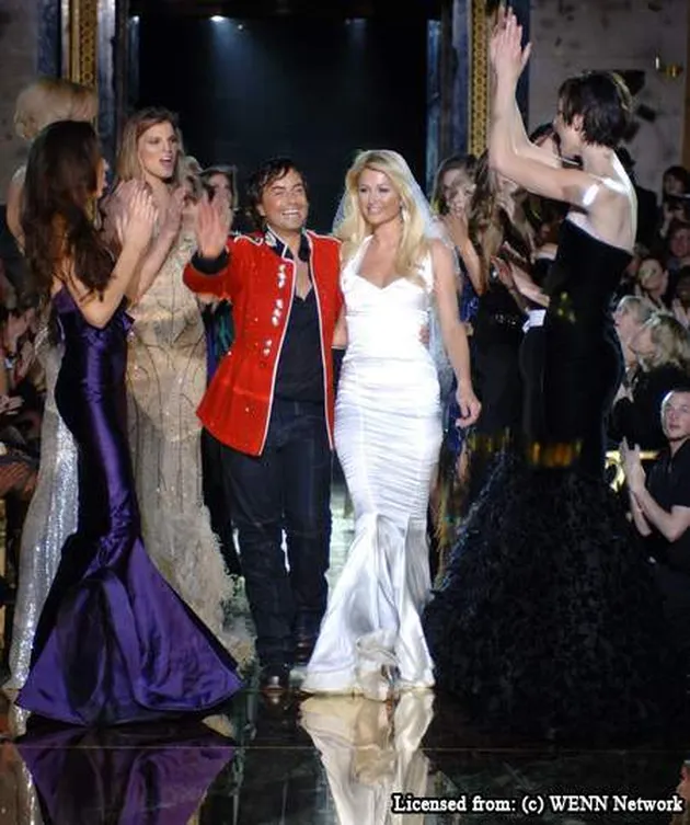 paris hilton fashion show