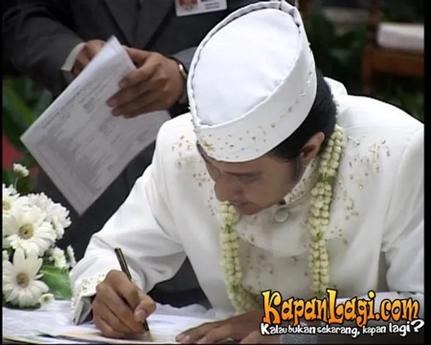 pernikahan andre stinky