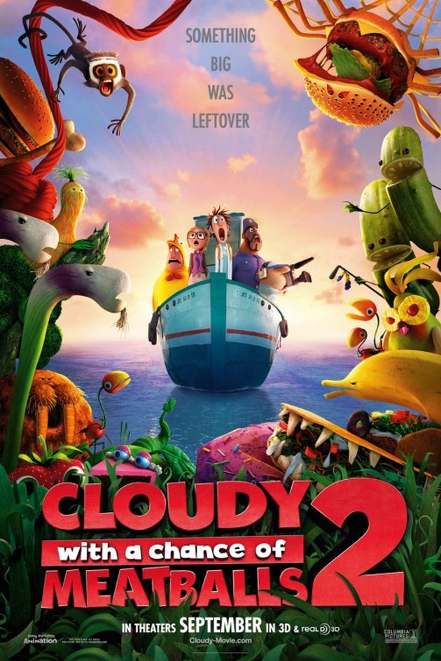 Ini dia poster resmi CLOUDY WITH A CHANCE OF MEATBALLS 2.