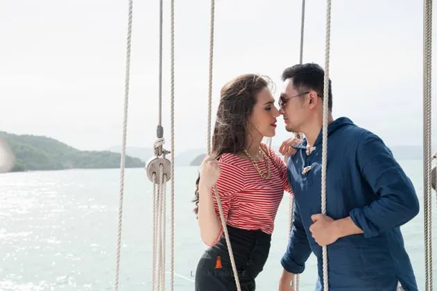 POTRET PRE-WEDDING ROMANTIS DAN MEWAH OLIVIA JENSEN DI 