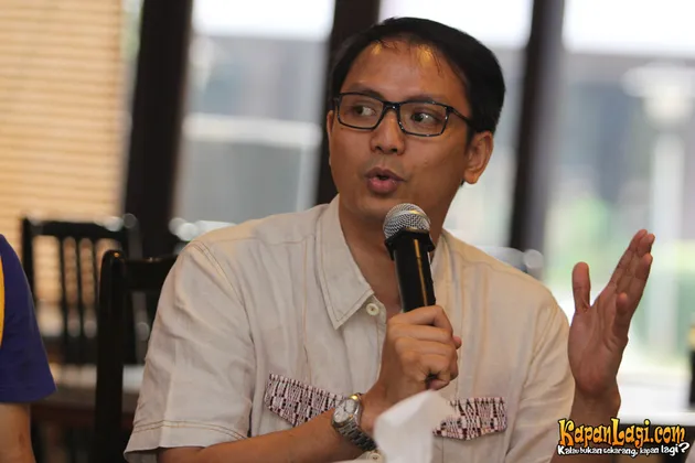 Charles Bonar Sirait sebagai salah satu alumni SMA 3 Jakarta menajdi salah satu panitia terselenggaranya Teladan All Stars.