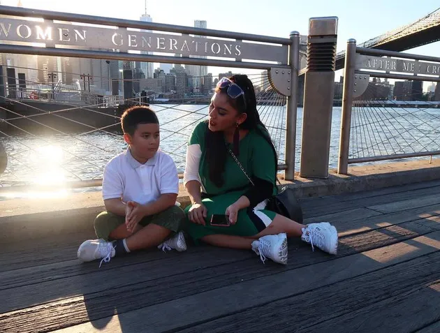 Thalita Latief dan anak