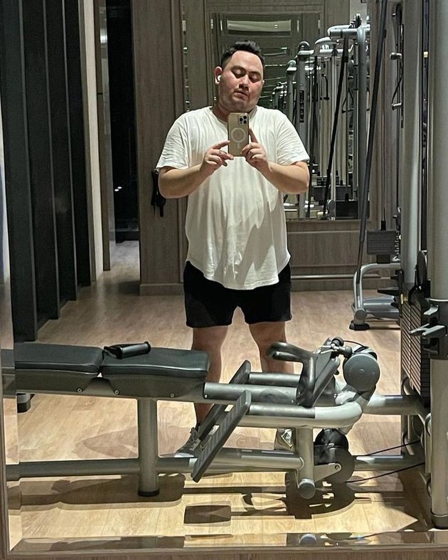 Being Diligent in Exercising, Check Out 10 Photos of Nassar's Transformation, Now Getting Slim - Showing Slim Face and Starting to Have a Flat Stomach