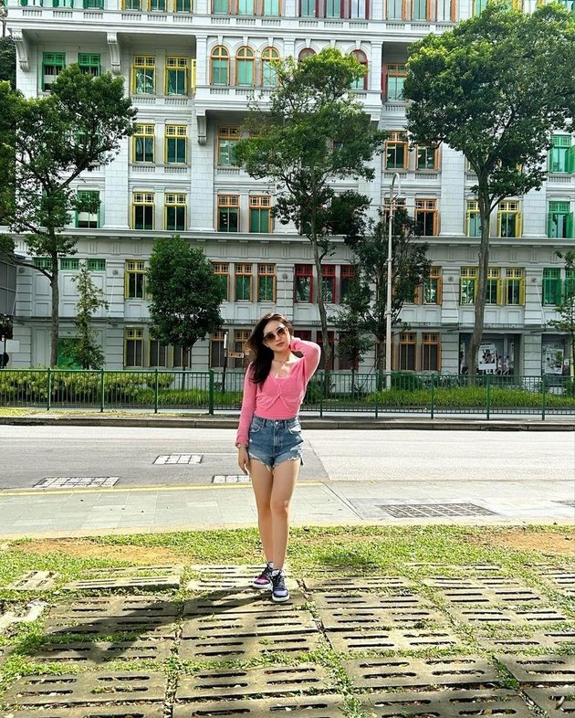 Criticism After Revealing Friendship with Hito Caesar, Here are 8 Photos of Natasha Wilona's Vacation in Singapore - Looking Beautiful with Casual OOTD