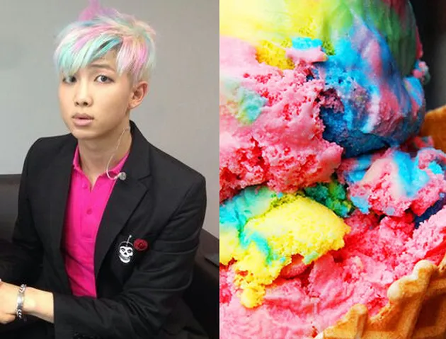 Rambut Pelangi Idol K-Pop