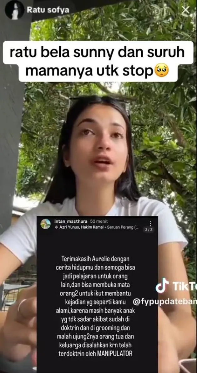 Ratu Sofya klarifikasi di live tiktok