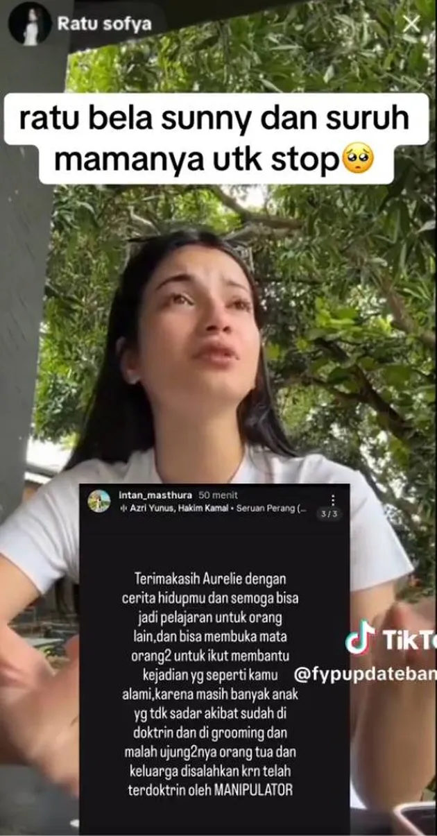 Ratu Sofya klarifikasi di live tiktok
