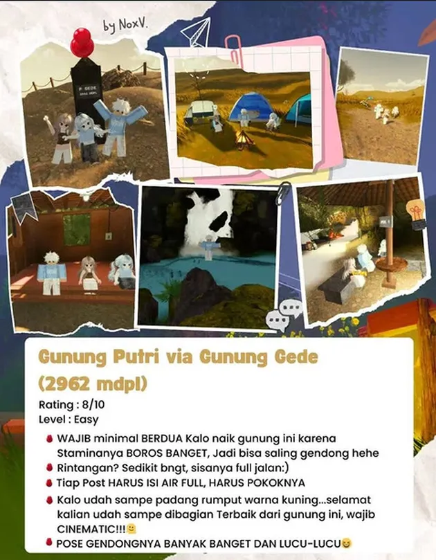 Map Gunung di Game Roblox