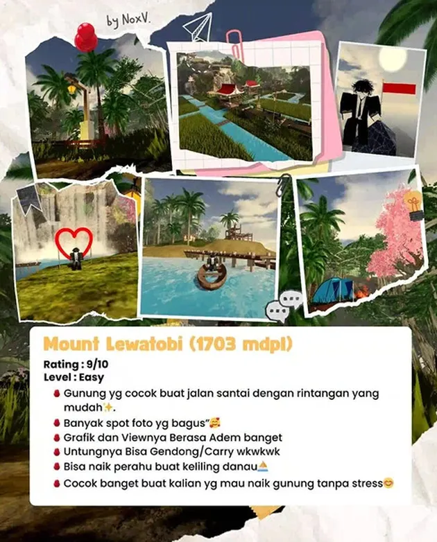 Map Gunung di Game Roblox