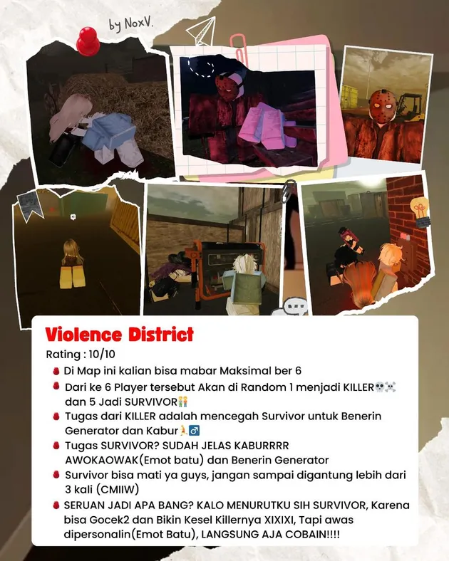 Violence District di Roblox