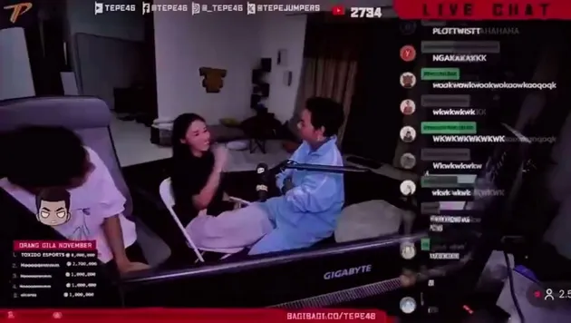 Momen kocak Reza Arap dan Lula Lahfah live bareng