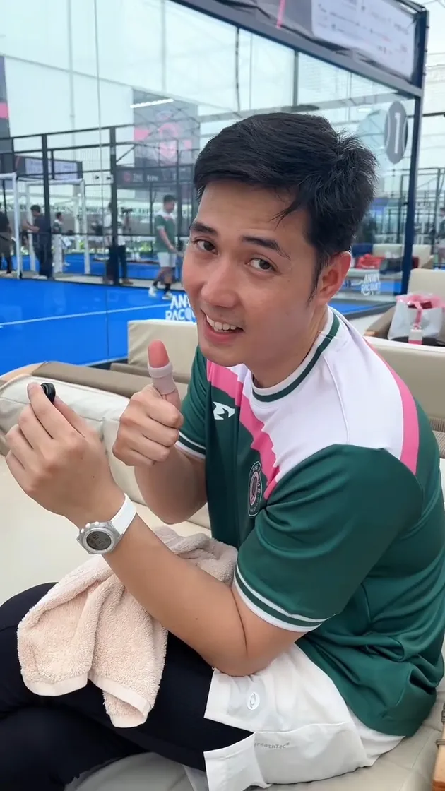 Rizky Kinos Setelah Tanding Padel