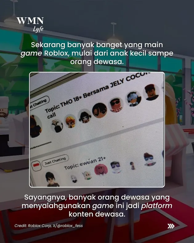 Topik 18+ di Roblox