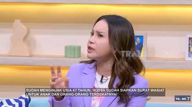 Rossa ternyata sudah siapkan wasiat