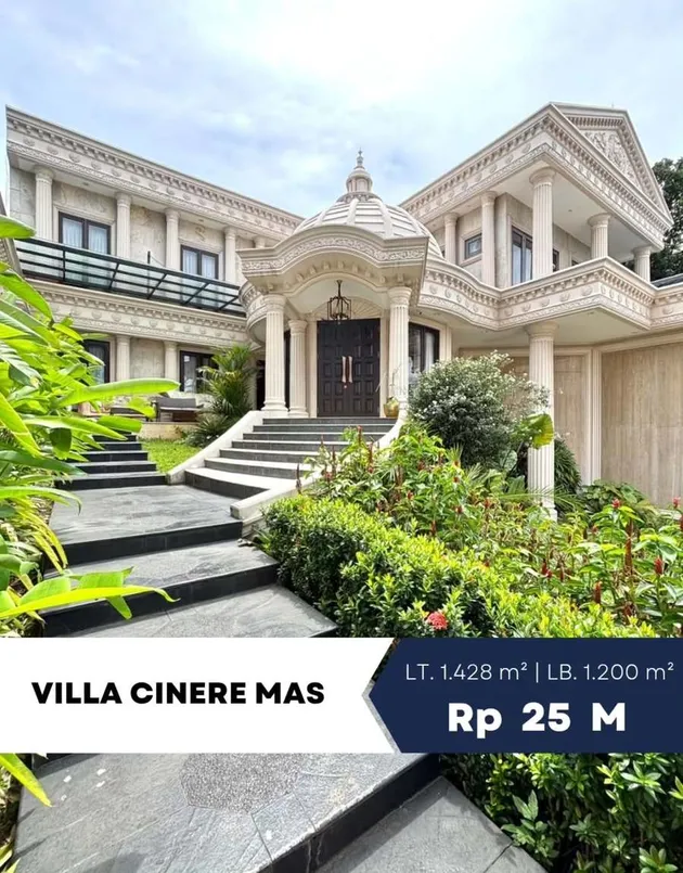 Bagian depan rumah Anang Ashanty