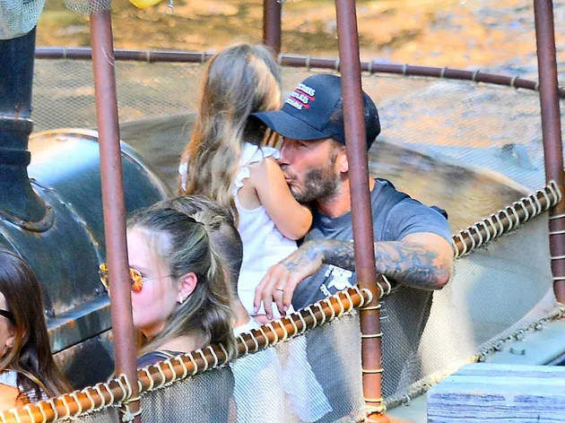 Harper Beckham Roller Coaster - Disneyland