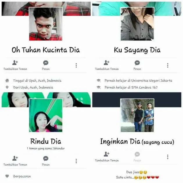 nama facebook, nama facebook alay, nama alay, facebook alay