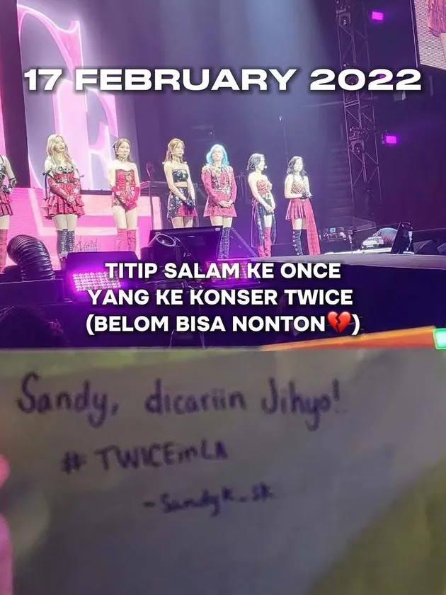 Sandy COC Sebagai Fans TWICE