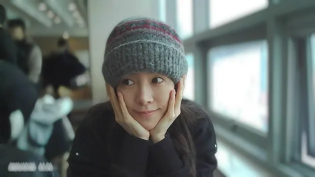 Wajah cantik Han Ji Min tanpa makeup