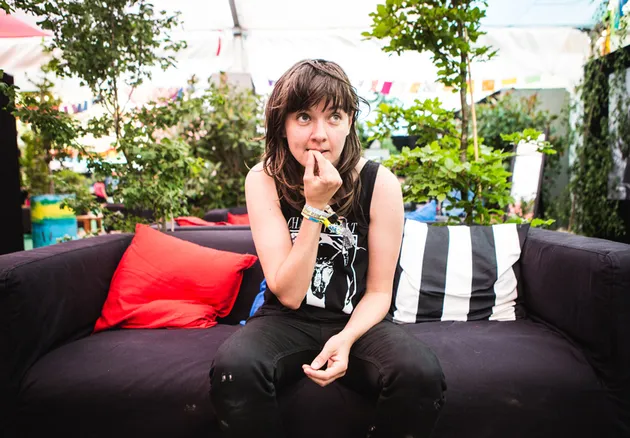 gaya para musisi di belakang panggung Glastonbury 2015