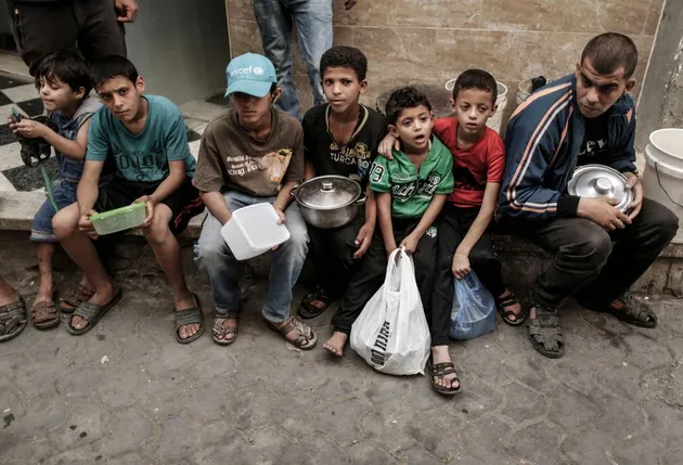 Suasana berbuka puasa di Palestina