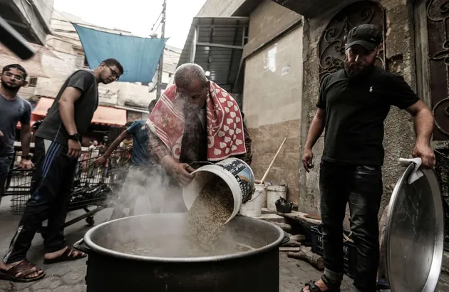 Suasana berbuka puasa di Palestina