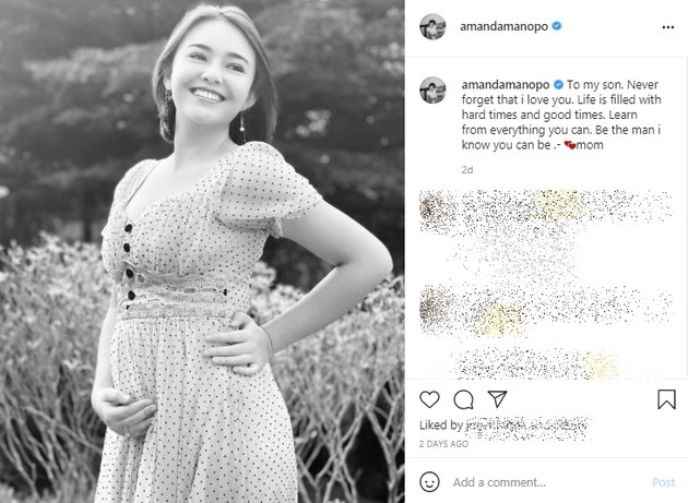 A Series of Beautiful Photos of Amanda Manopo Showing 'Babybump', Making Netizens Excited and Even Looking for Endorsements for Pregnant Women's Milk!