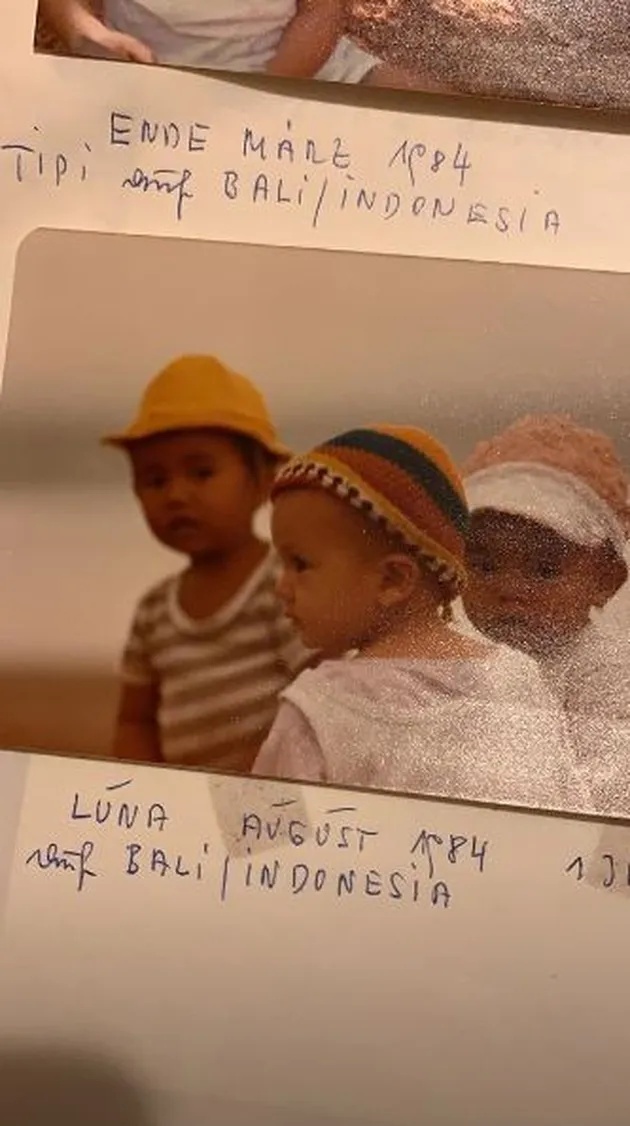 sederet foto masa kecil luna maya