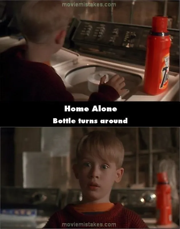 blooper home alone, kesalahan film home alone