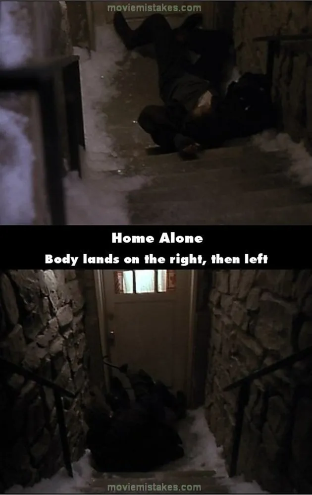 blooper home alone, kesalahan film home alone