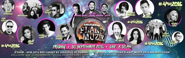 APM 2016 yang digelar pada 30 September lalu dihadiri oleh sederet musisi papan atas se-Asia. Ada nama-nama artis Tanah Air juga!