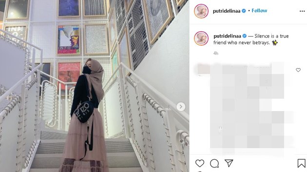 A Series of Putri Delina's Posts Highlighted Amidst Sule and Nathalie Holscher's Divorce Issue