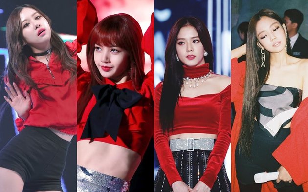 A Series of Beautiful Portraits of BLACKPINK Members Wearing Red Outfits, Don't Miss It!