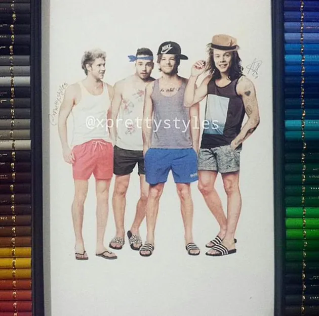 Sedih, Bikin Kangen Formasi Lama! Gambar 1D Tanpa Zayn Dari Fans