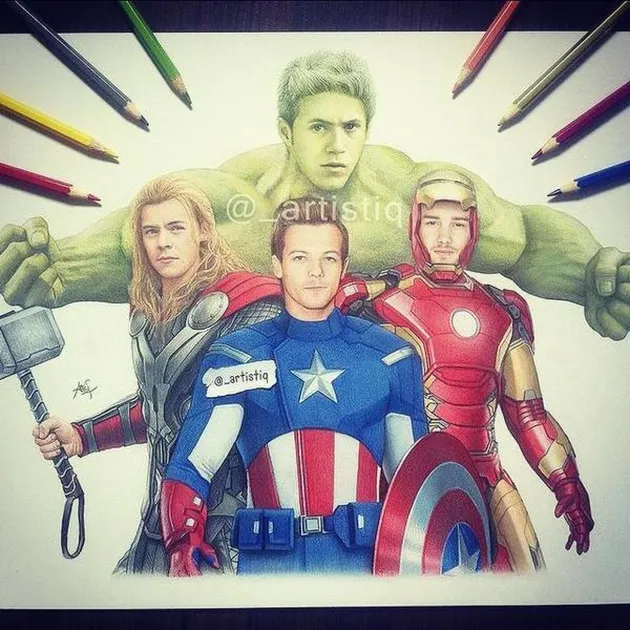 Sedih, Bikin Kangen Formasi Lama! Gambar 1D Tanpa Zayn Dari Fans