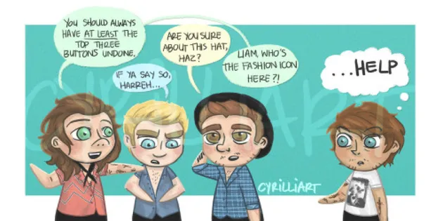 Sedih, Bikin Kangen Formasi Lama! Gambar 1D Tanpa Zayn Dari Fans