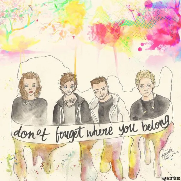 Sedih, Bikin Kangen Formasi Lama! Gambar 1D Tanpa Zayn Dari Fans