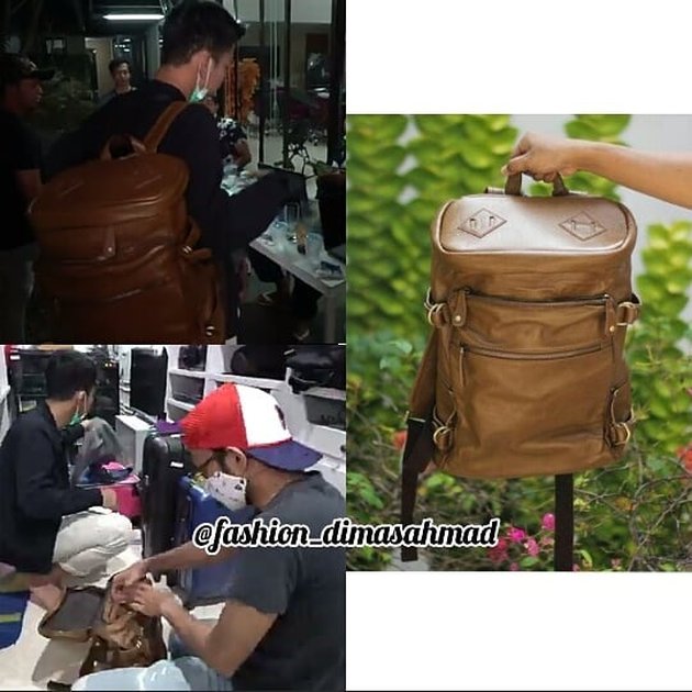 Mengawali daftar ini, ada tas punggung coklat seharga Rp 2.750.000 ini. Tas ini tampak dipakai Dimas Ahmad saat pindah ke kosan saat masih dibuatkan kamar di rumah Andara.