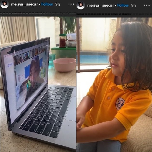 School with a New Atmosphere, Here are 14 Portraits of Celebrity Children Participating in Online Learning Activities from Home