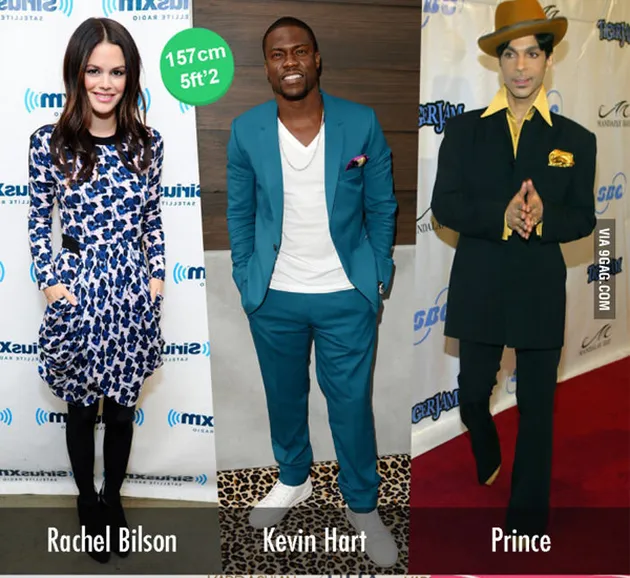 Seleb bertubuh pendek, seleb yang pendek, tinggi badan seleb