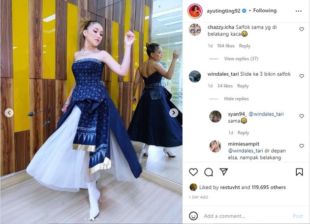 Always Stunning, Here are 12 Pictures of Ayu Ting Ting Looking Beautiful in a Luxurious Gown - But Her Backside Distracts Netizens