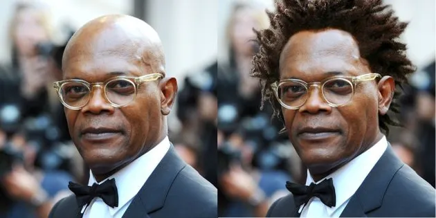 seleb berkepala gundul