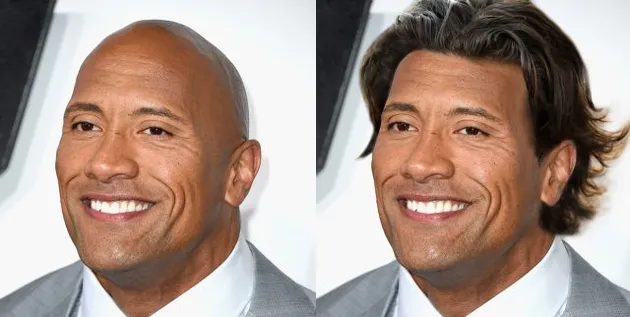 seleb berkepala gundul