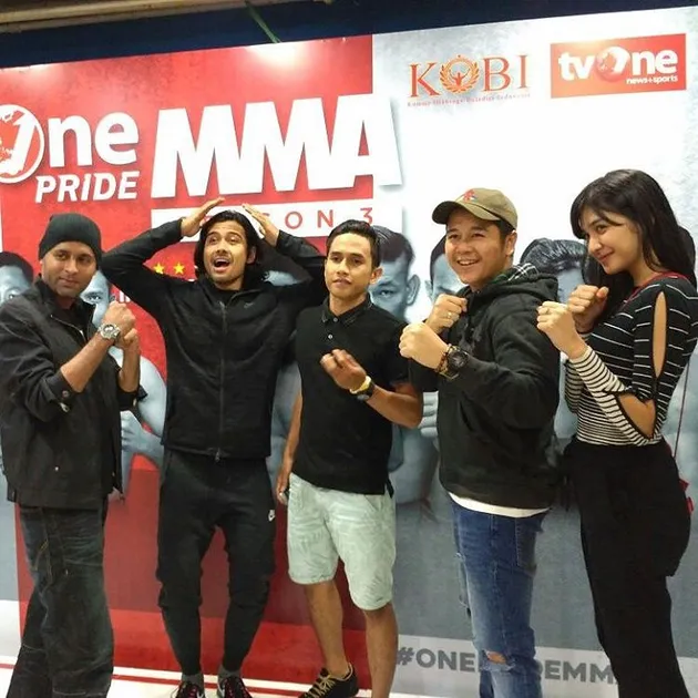 seleb nonton MMA
