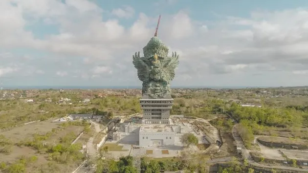gwk, patung gwk, garuda wisnu kencana, peresmian gwk