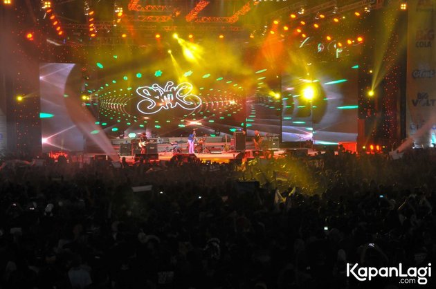 Grup band Slank baru saja menggelar konser di acara Jakarta Fair, Kemayoran, Jakarta Pusat, Jumat (14/7/2017).