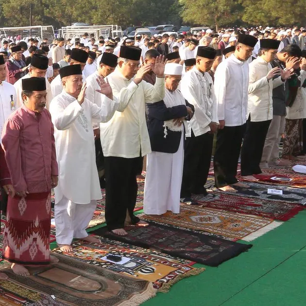 Foto-foto Lebaran keluarga SBY