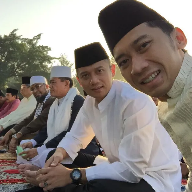 Foto-foto Lebaran keluarga SBY