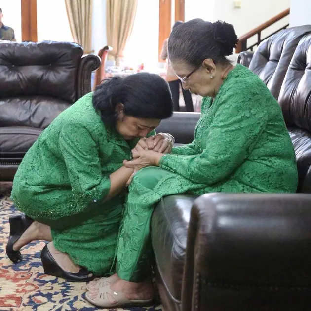 Foto-foto Lebaran keluarga SBY